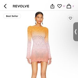 Beautiful ombré crochet swim cover up